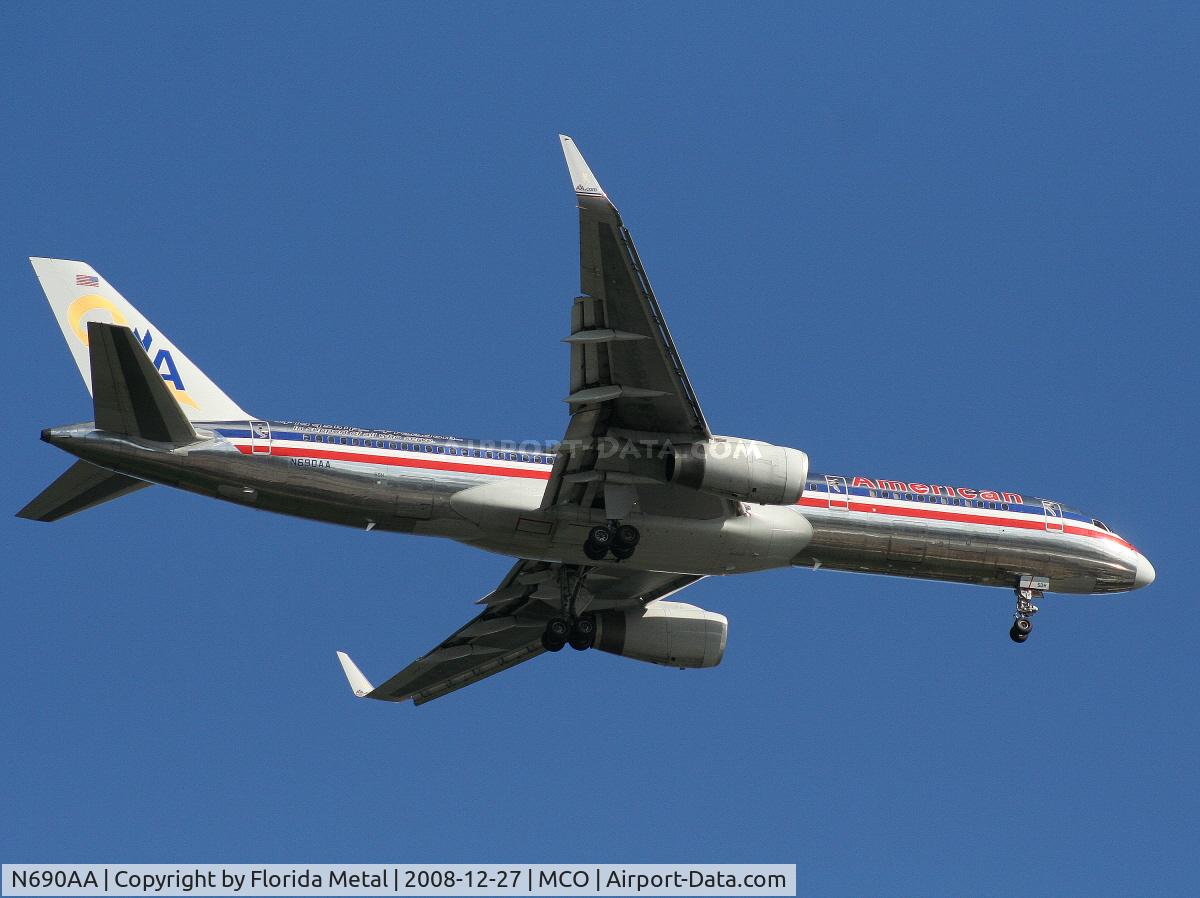 N690AA, 1993 Boeing 757-223 C/N 25696, American 757-200 with yellow ribbon paint job