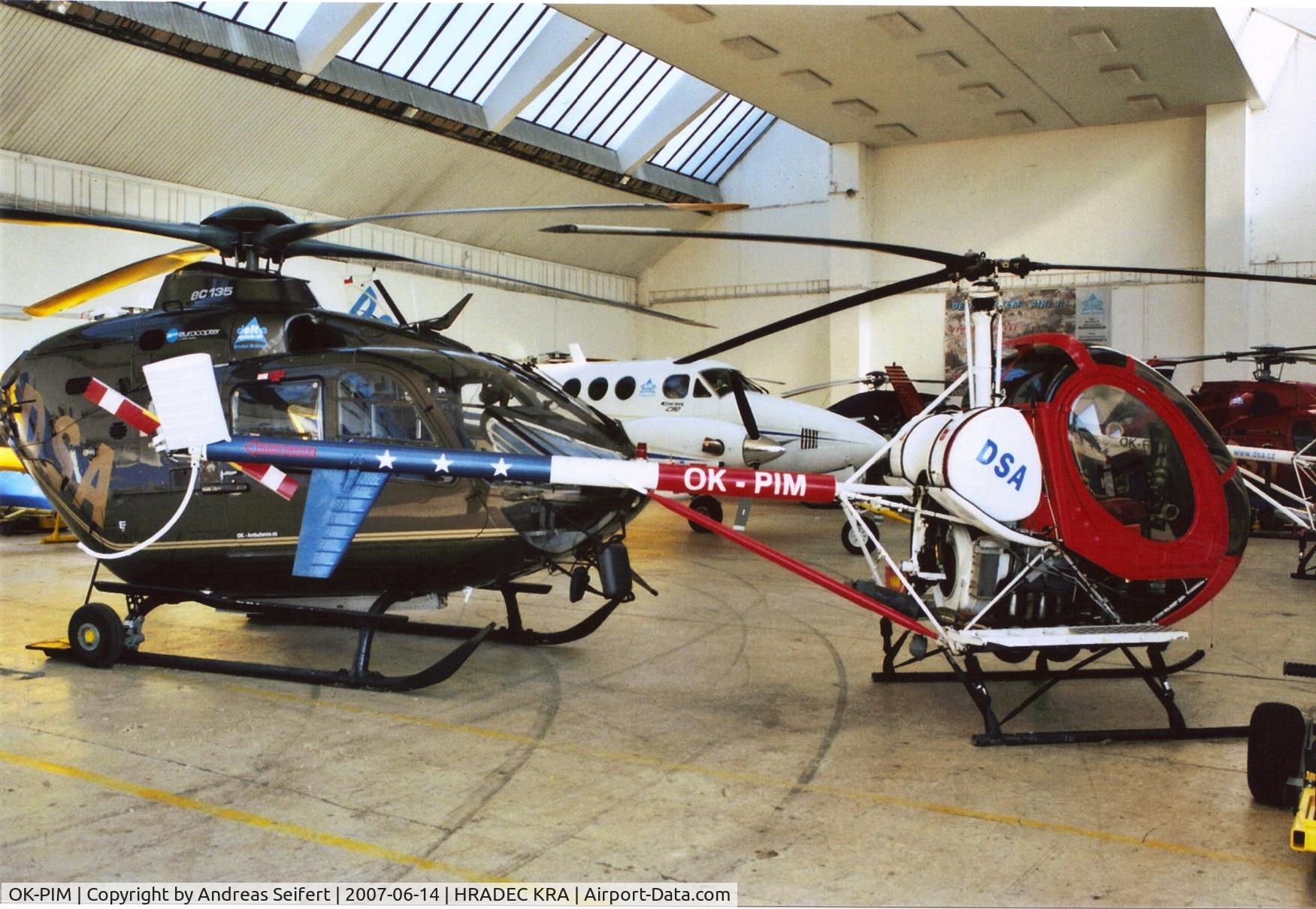 OK-PIM, Schweizer 269C C/N S1185, Airport Hradec Kralove