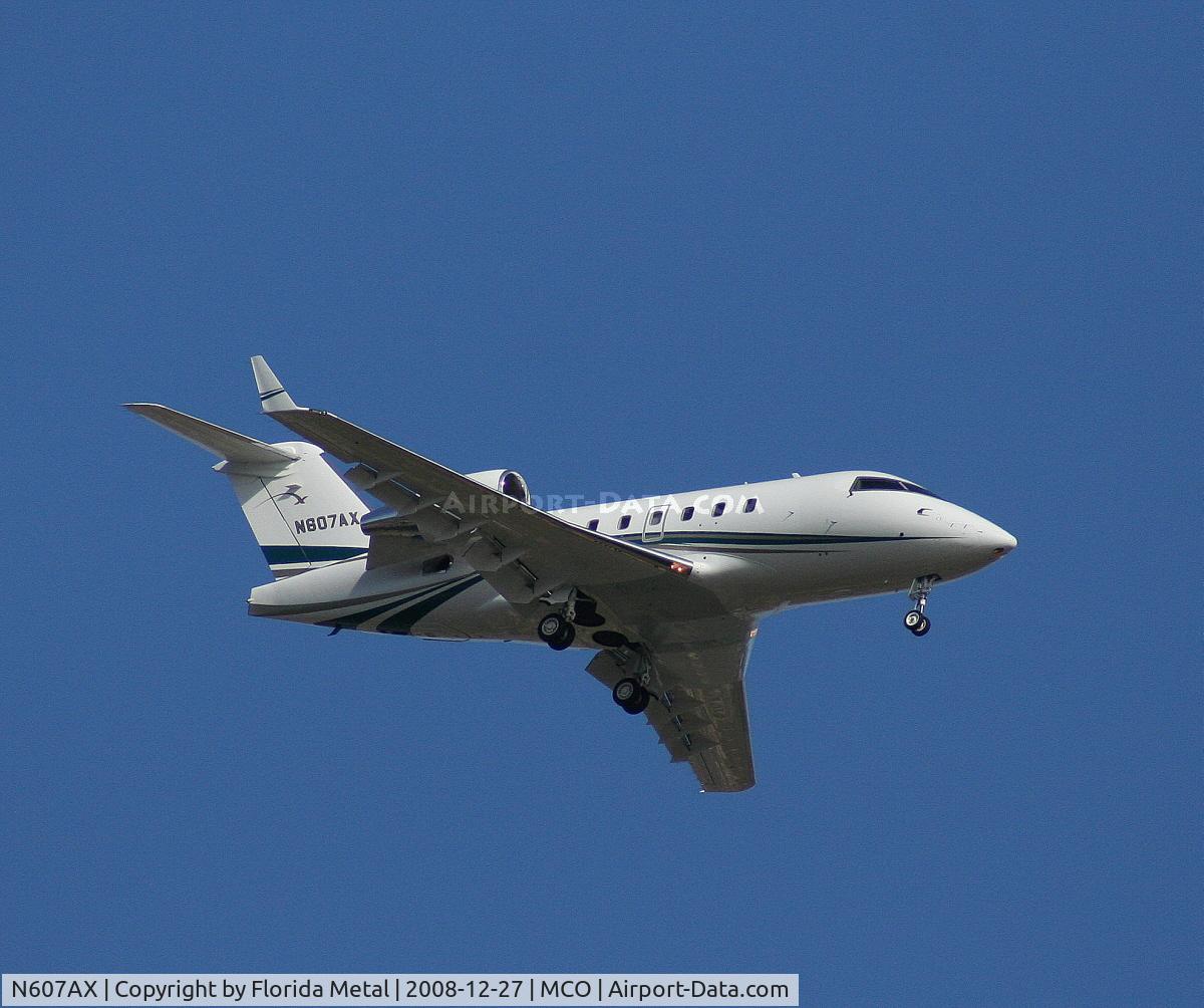 N607AX, 1990 Canadair Challenger 601-3A (CL-600-2B16) C/N 5075, Challenger 600