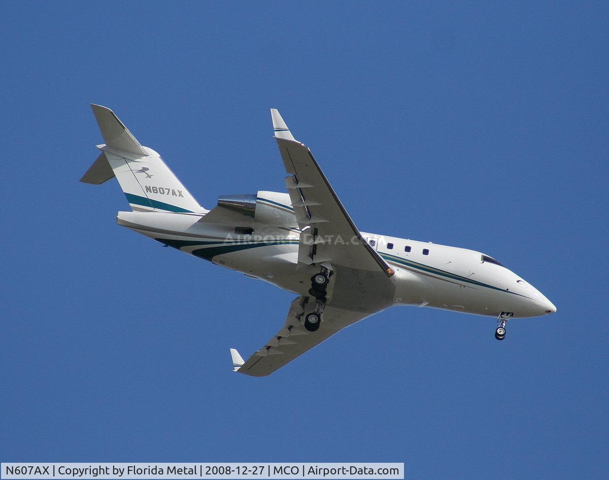 N607AX, 1990 Canadair Challenger 601-3A (CL-600-2B16) C/N 5075, Challenger 600