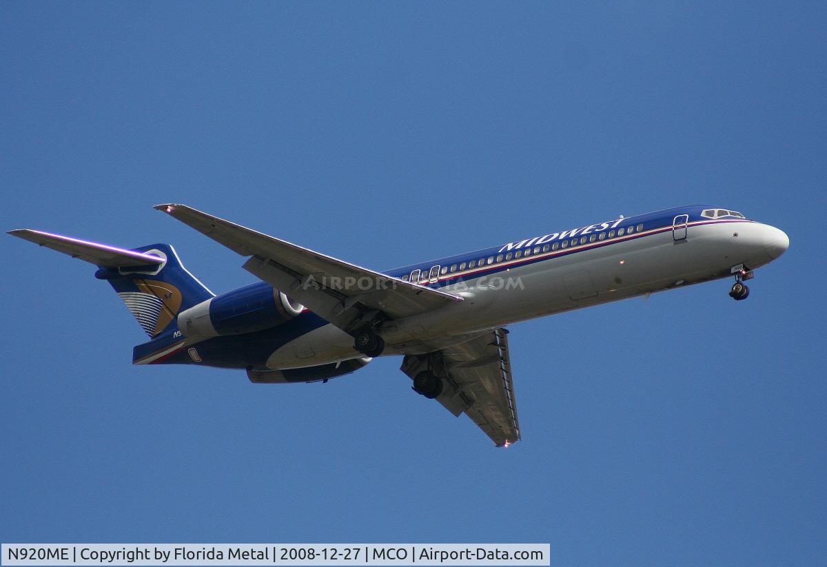N920ME, 2004 Boeing 717-2BL C/N 55182, Midwest 717