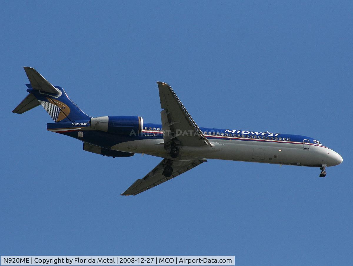 N920ME, 2004 Boeing 717-2BL C/N 55182, Midwest 717