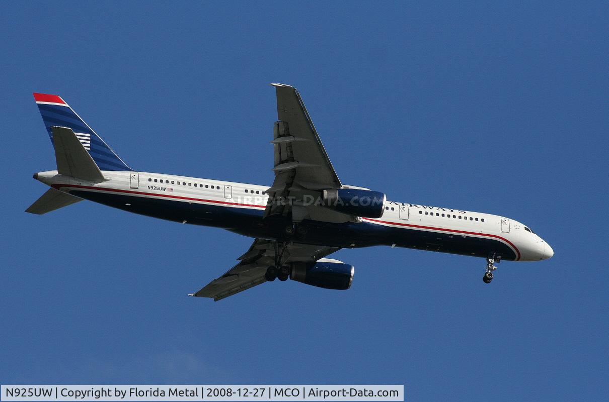 N925UW, 1983 Boeing 757-225 C/N 22205, US Airways 757-200