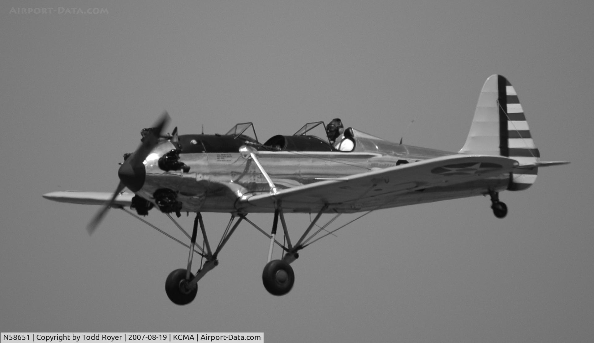 N58651, 1941 Ryan PT-22 Recruit (ST3KR) C/N 1426, Camarillo airshow 2007