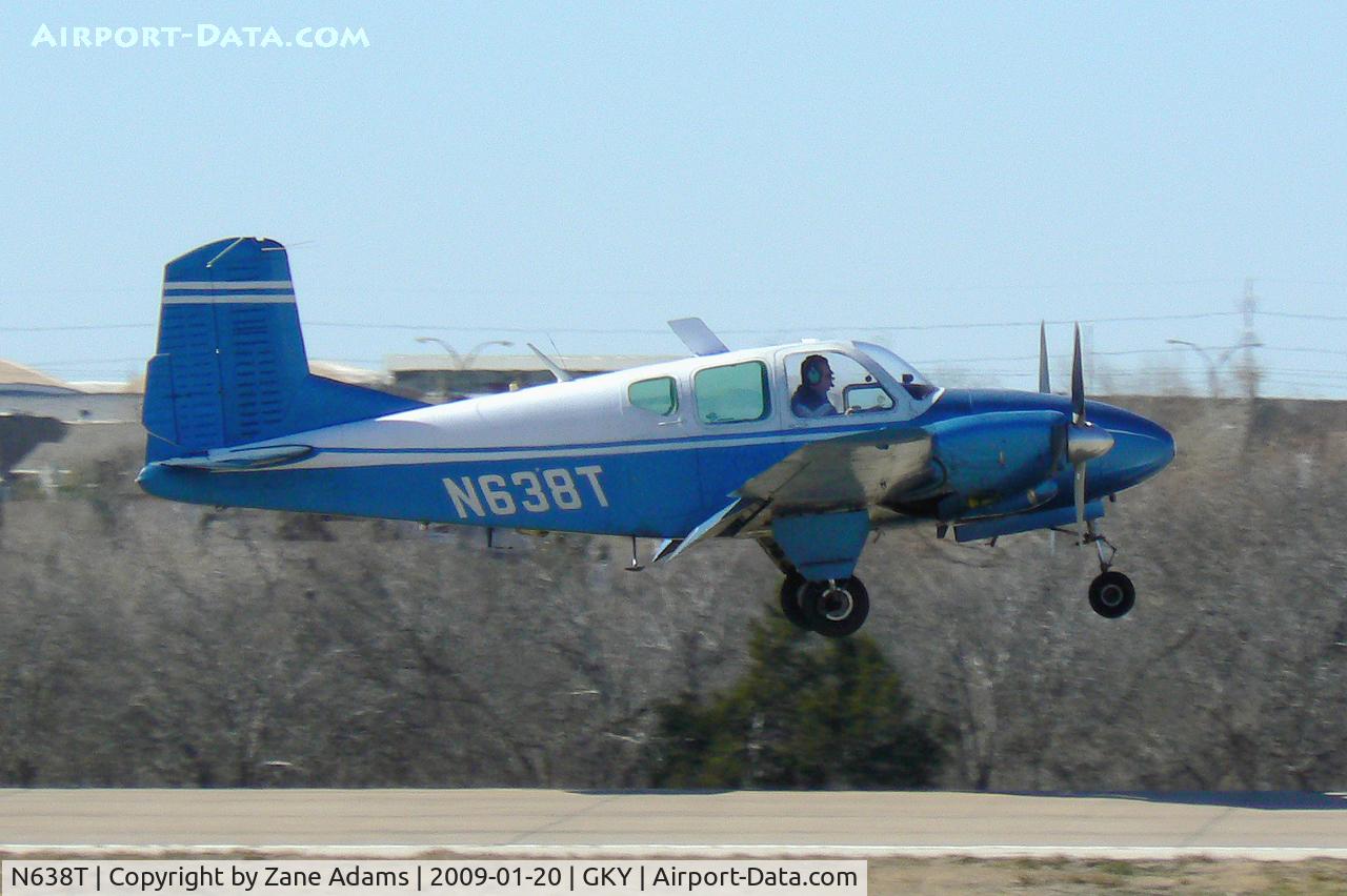 N638T, 1959 Beech 95 C/N TD-205, At Arlington Municipal