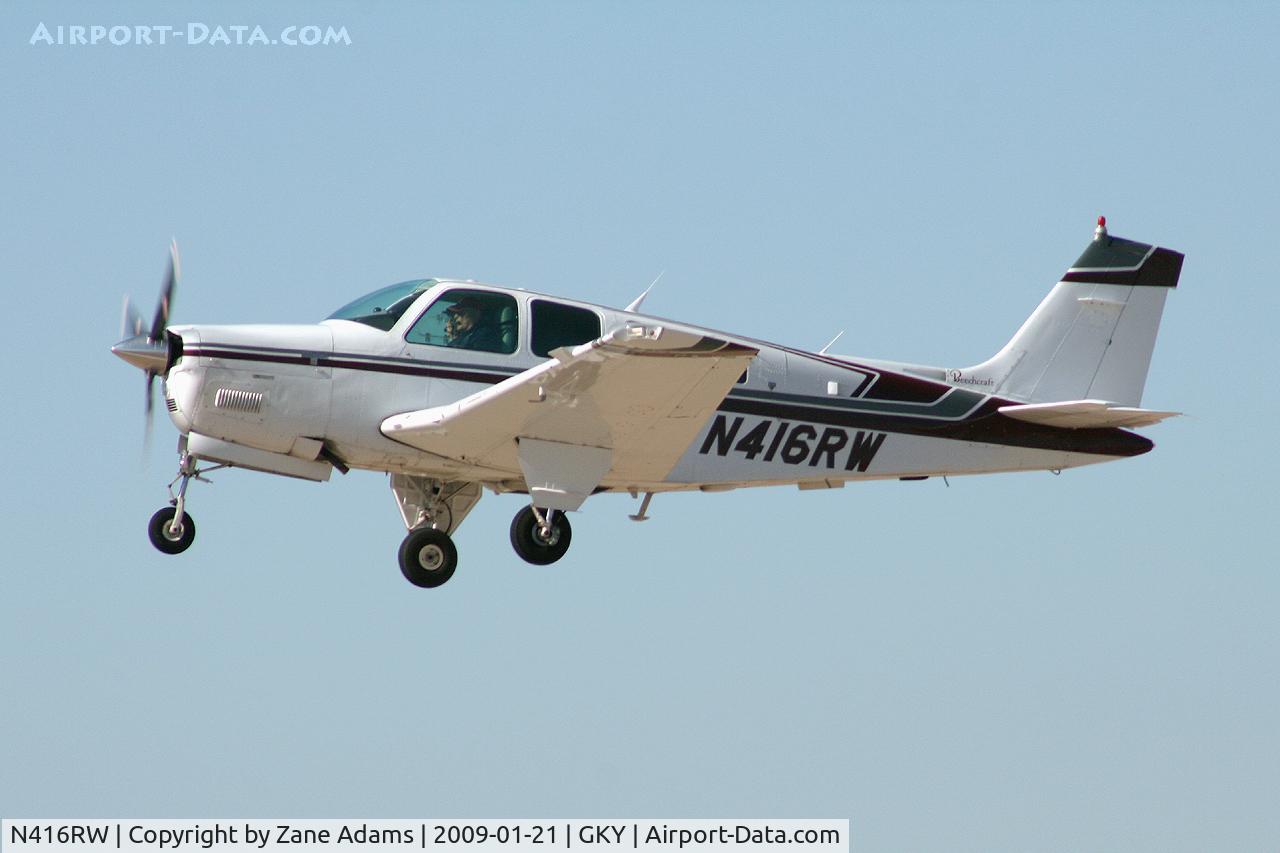 N416RW, 1984 Beech A36 Bonanza 36 C/N E-2133, At Arlington Municipal