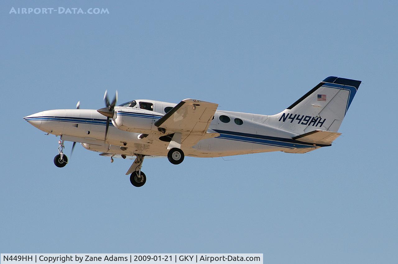 N449HH, Cessna 421C Golden Eagle C/N 421C0333, At Arlington Municipal