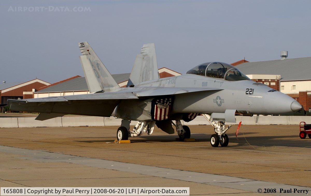 165808, Boeing F/A-18F Super Hornet C/N 1547/F034, Backup Demo bird for VFA-106's team