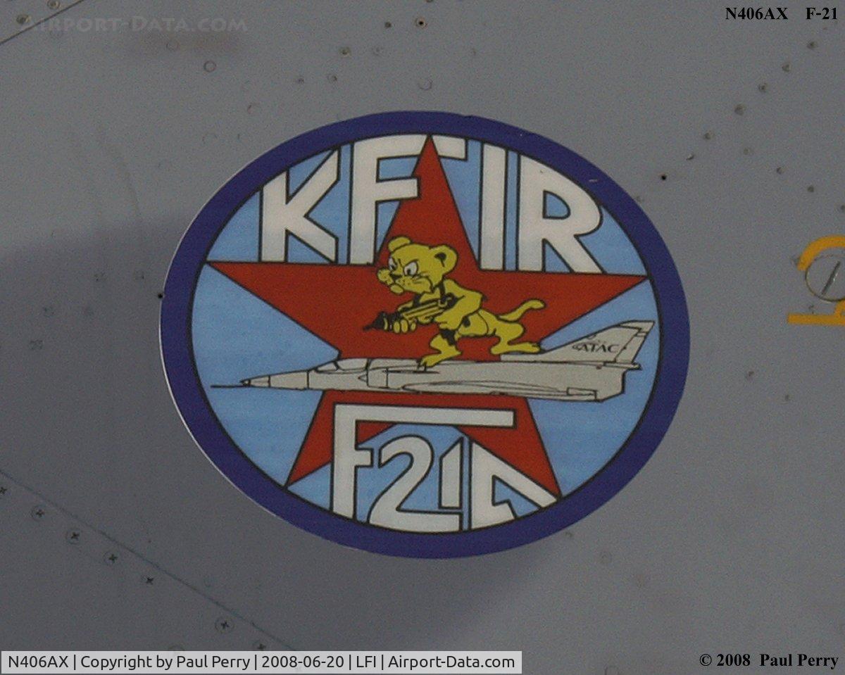 N406AX, 1979 Israel Aircraft Industries Kfir C.2 C/N 106, Badge on the ATAC Aggressor Kfirs