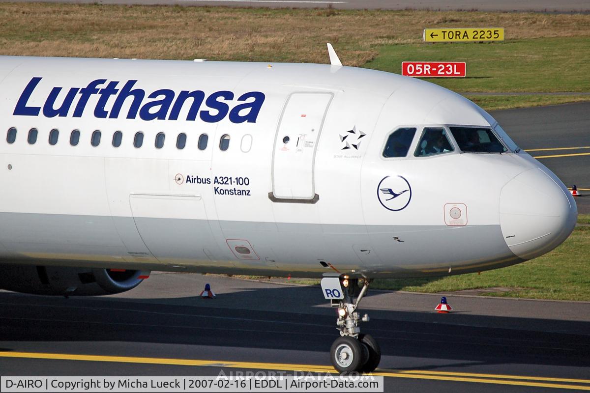 D-AIRO, 1995 Airbus A321-131 C/N 0563, At Duesseldorf