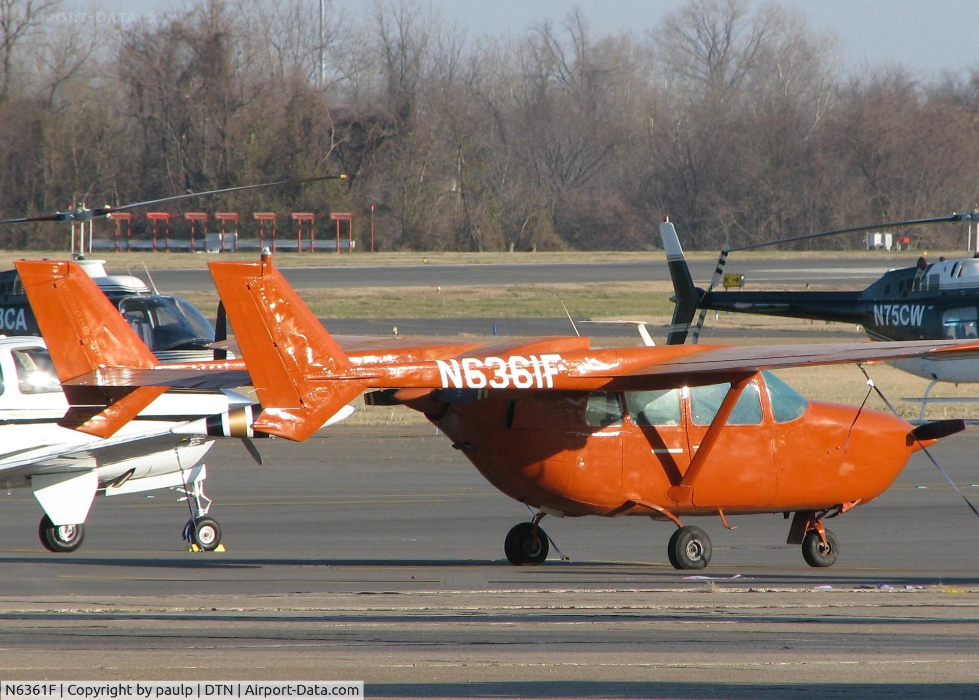N6361F, 1966 Cessna 337A Super Skymaster C/N 337-0361, Parked at the Downtown Shreveport airport.