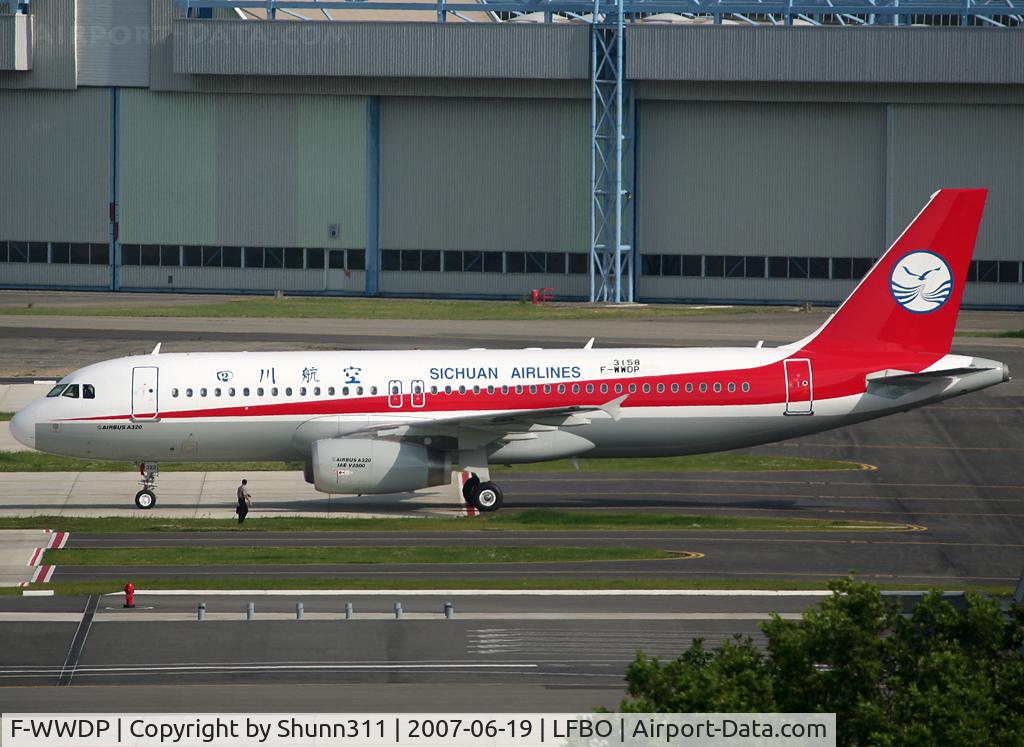 F-WWDP, 2007 Airbus A320-232 C/N 3158, C/n 3158 - To be B-6322