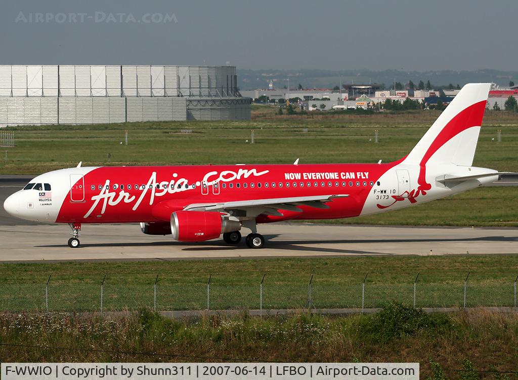 F-WWIO, 2007 Airbus A320-216 C/N 3173, C/n 3173 - To be 9M-AFV