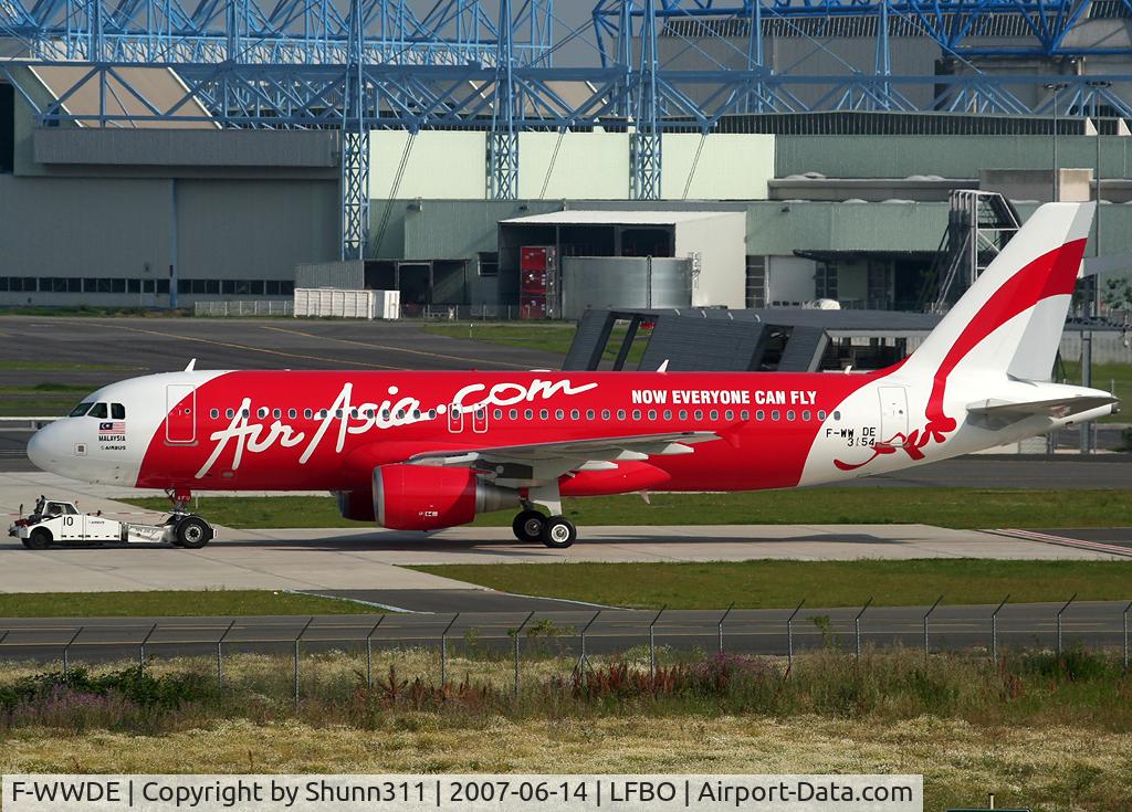 F-WWDE, 2007 Airbus A320-216 C/N 3154, C/n 3154 - To be 9M-AFU