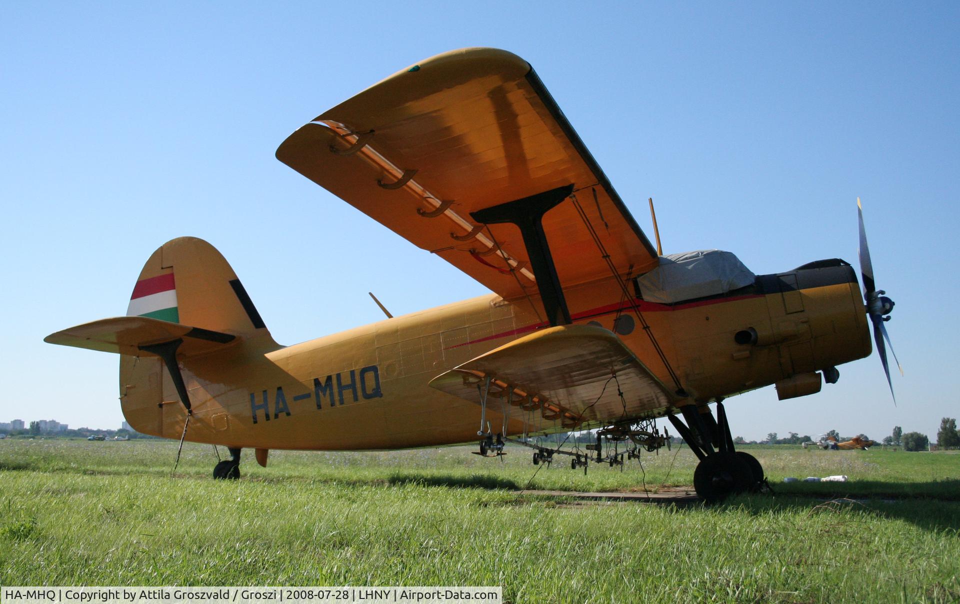HA-MHQ, 1973 PZL-Mielec An-2R C/N 1G145-42, Nyíregyháza Airport - LHNY Hungary