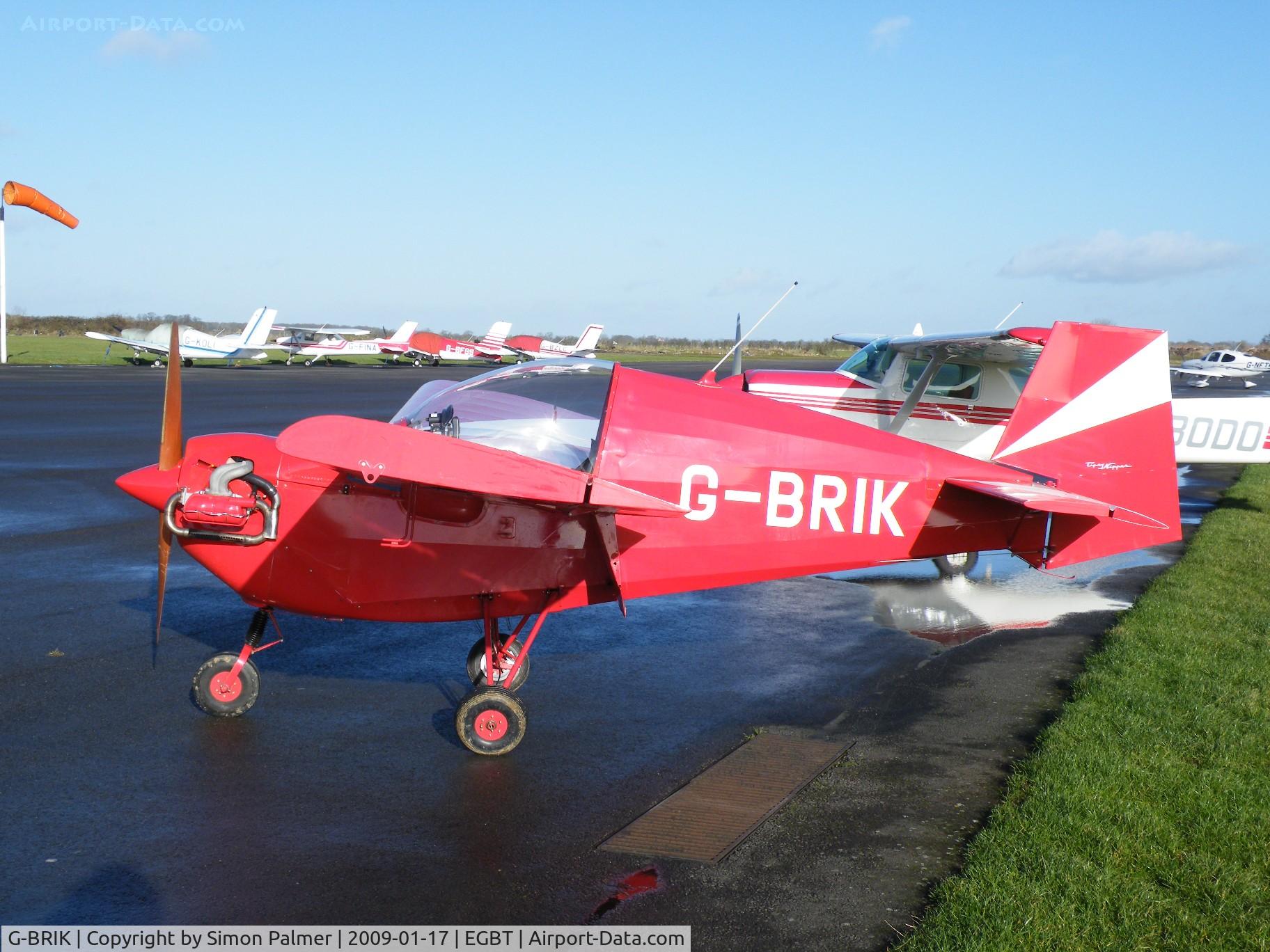 G-BRIK, 1977 Tipsy T-66 Nipper 3 C/N PFA 025-10174, Nipper T.66 at Turweston