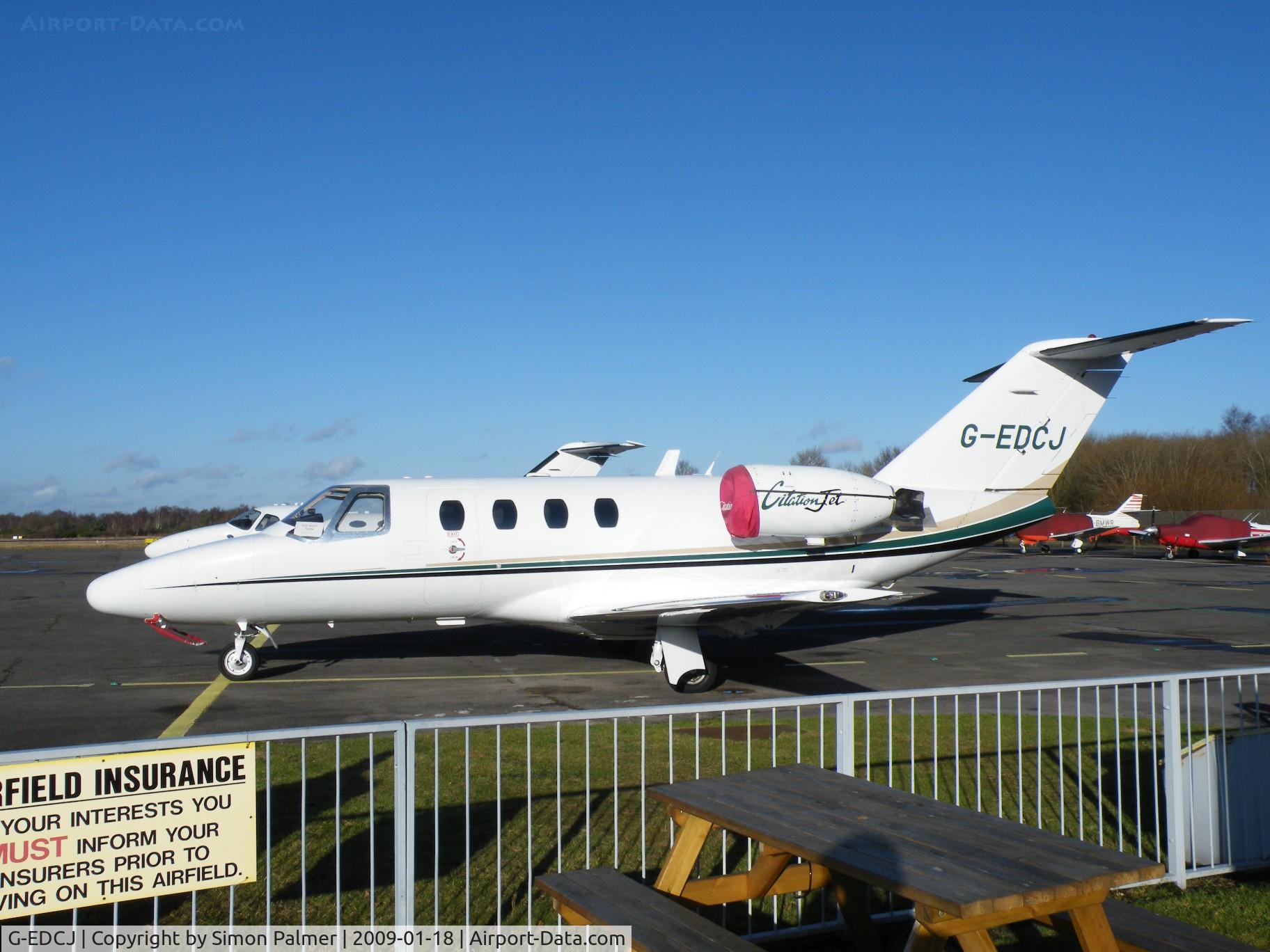 G-EDCJ, 1995 Cessna 525 CitationJet CJ1 C/N 525-0105, Citation Jet at Blackbushe