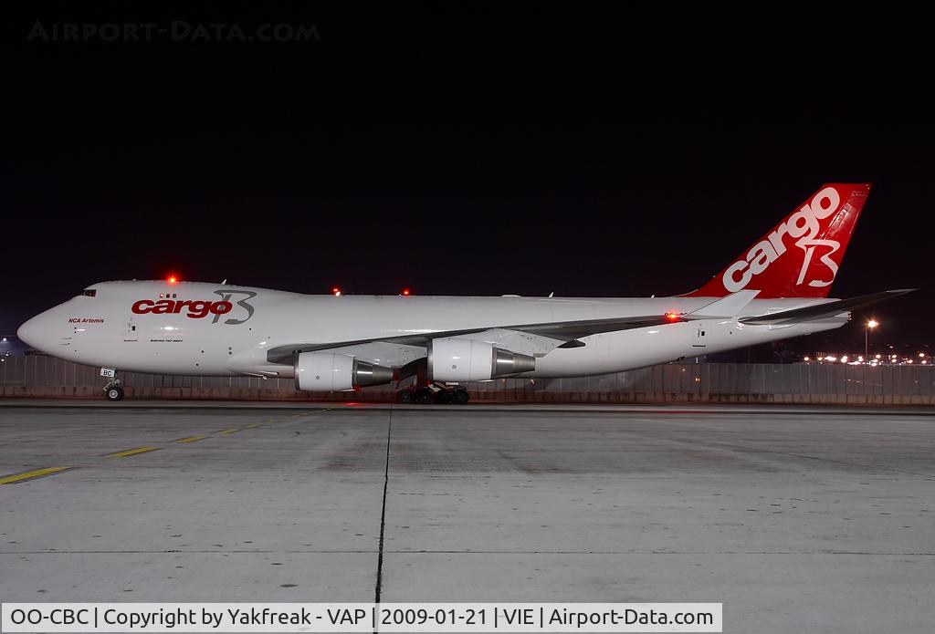 OO-CBC, 2008 Boeing 747-4KZF (SCD) C/N 36784, Cargo B Boeing 747-400
