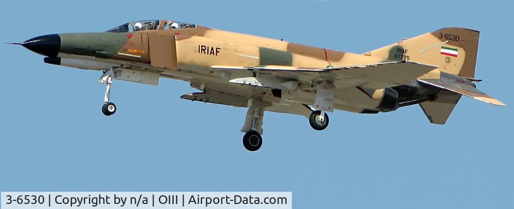 3-6530, 1969 McDonnell Douglas F-4E Phantom II C/N 4139, Landing at Mehrabad AB