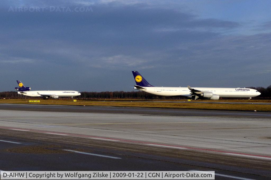 D-AIHW, 2008 Airbus A340-642X C/N 972, Diversion from Frankfurt