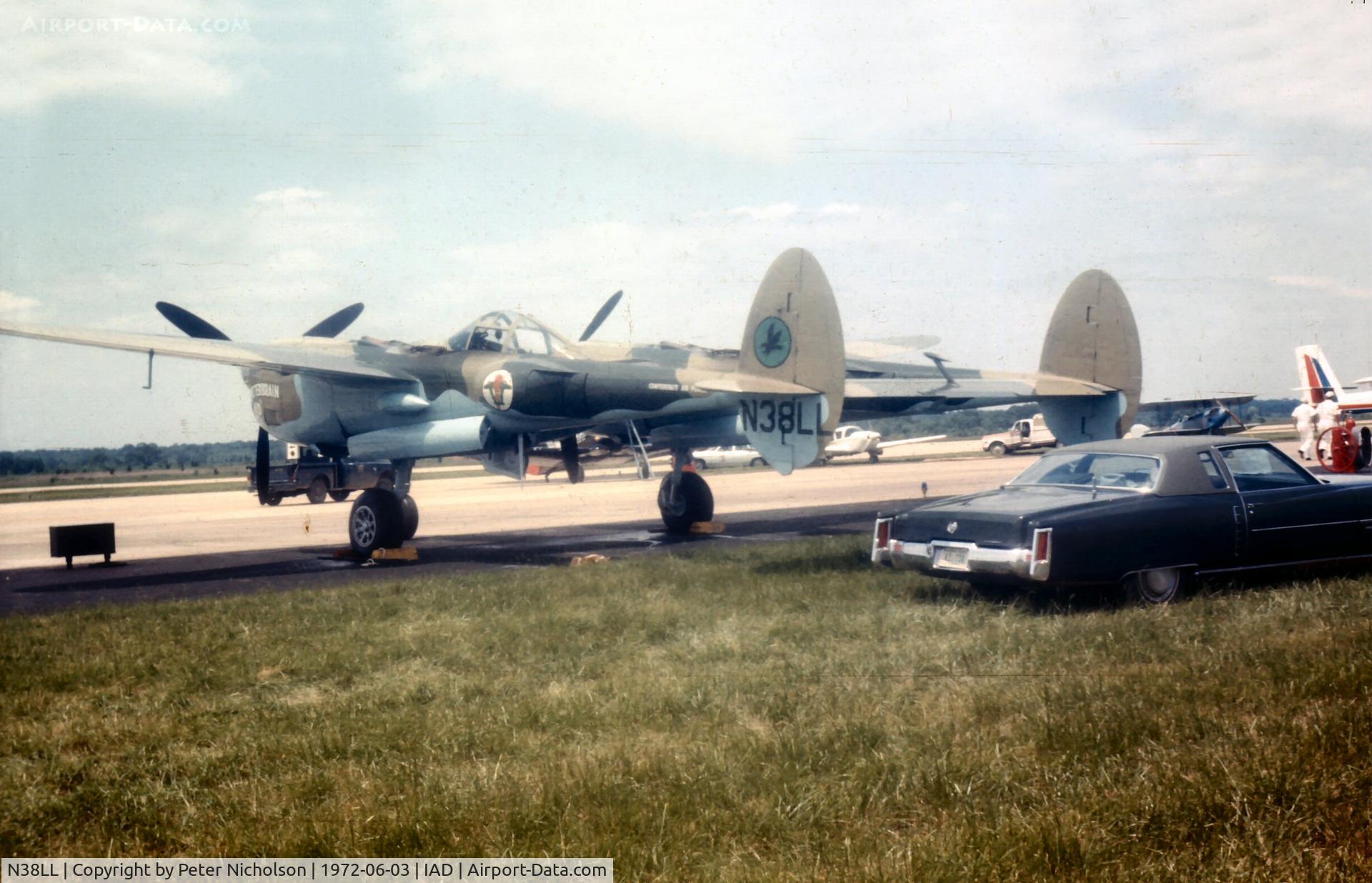 N38LL, 1930 Lockheed P-38 Lightning C/N AAF 42-104088, 