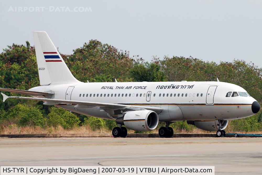 HS-TYR, Airbus A319-115X C/N 1908, Does not exist any more, a historical photo.