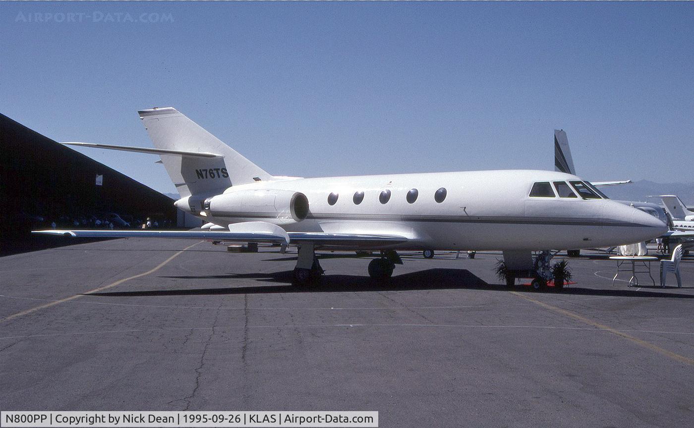 N800PP, 1966 Dassault Falcon (Mystere) 20C C/N 44, KLAS (Seen here as N76TS at NBAA prior to becoming N800PP as posted for c/n & type accuracy)