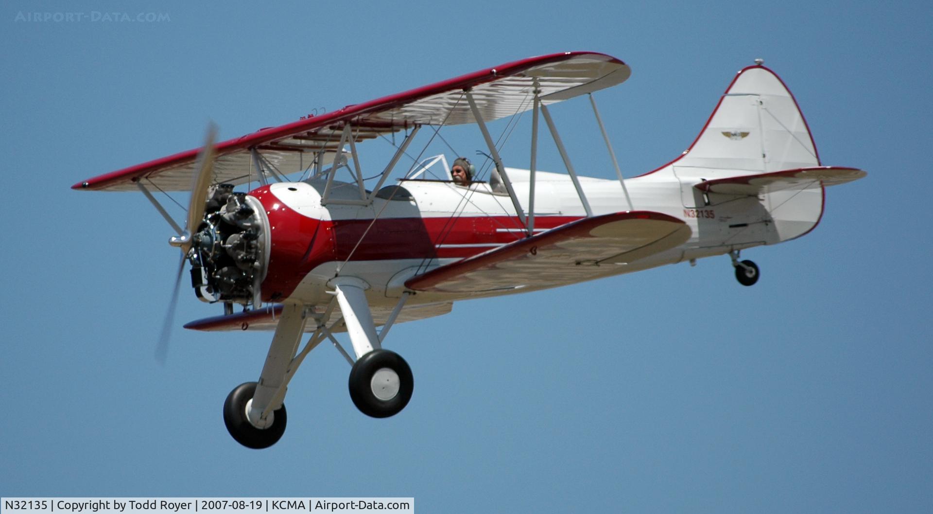 N32135, 1941 Waco UPF-7 C/N 5767, Camarillo airshow 2007