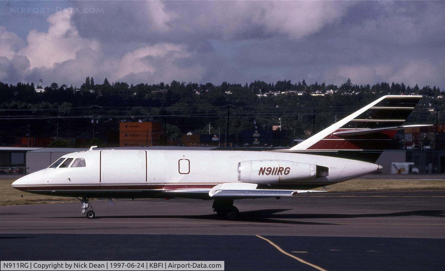 N911RG, Dassault Falcon 20C(F) C/N 144, KBFI