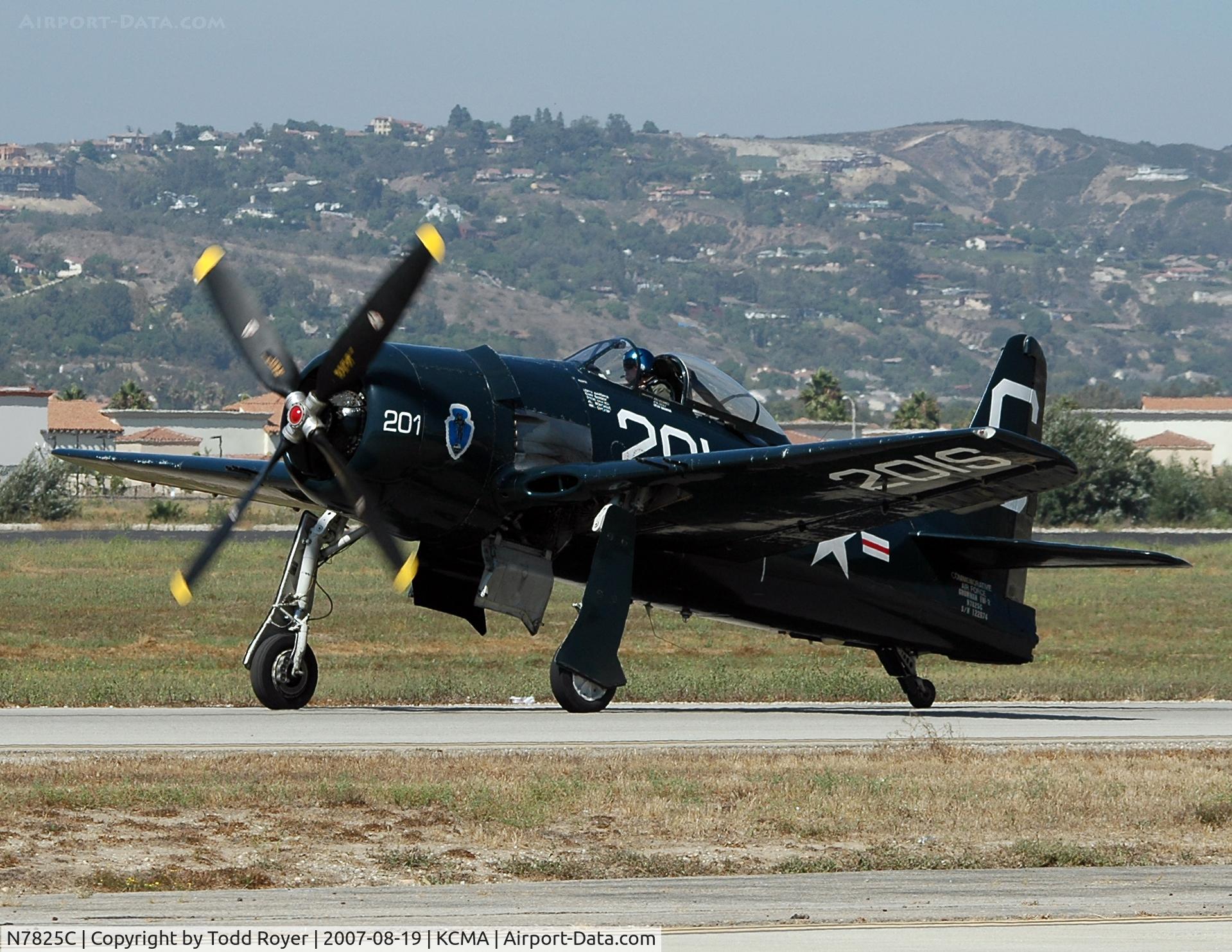 N7825C, 1948 Grumman F8F-2 (G58) Bearcat C/N D.1227, Camarillo airshow 2007