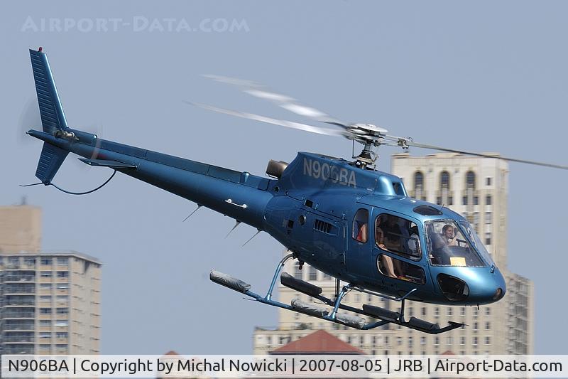 N906BA, 1981 Aerospatiale AS-350B Ecureuil C/N 1479, JRB heliport
