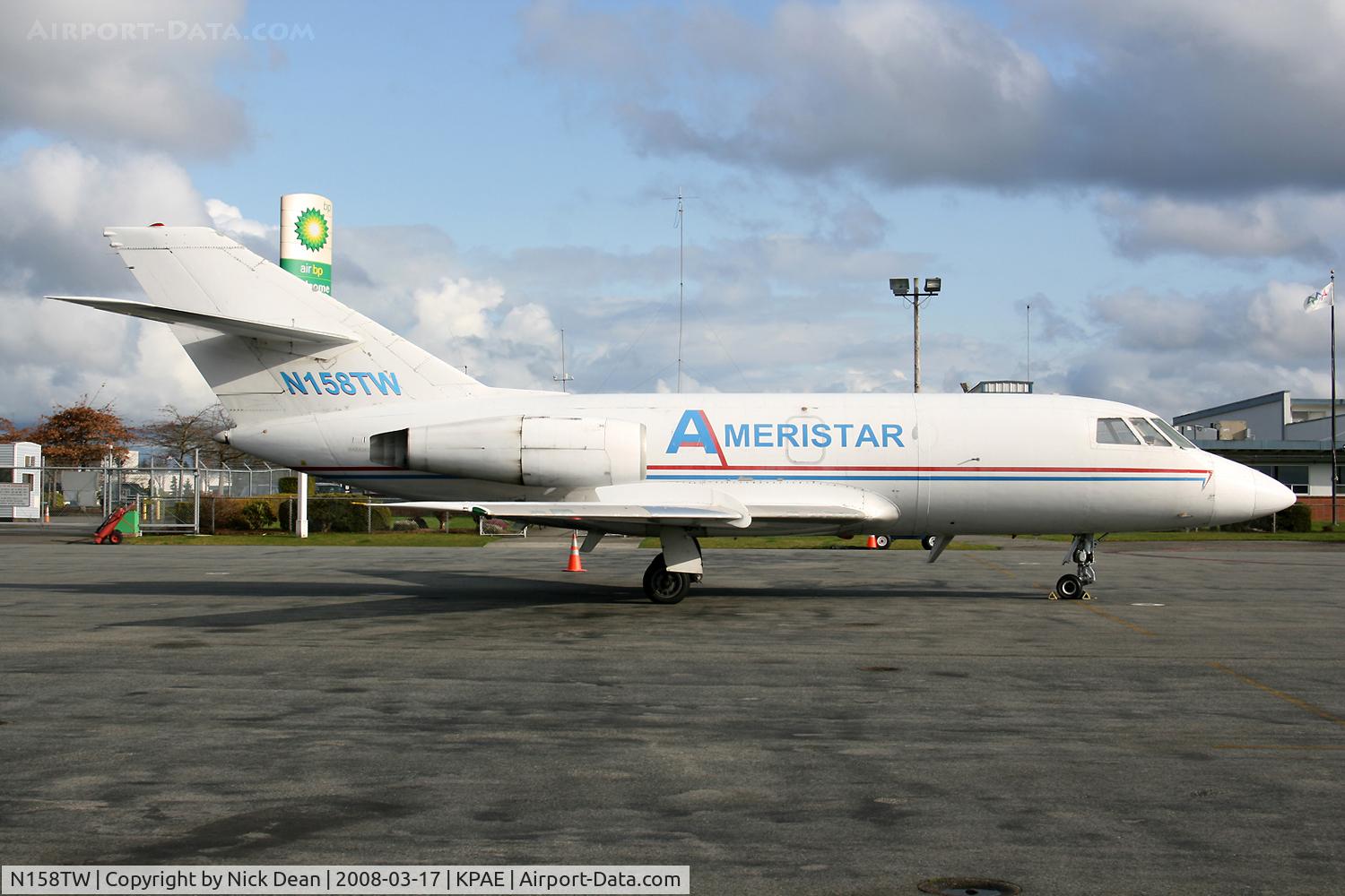 N158TW, 1968 Dassault Fan Jet Falcon (20C) C/N 158, KPAE