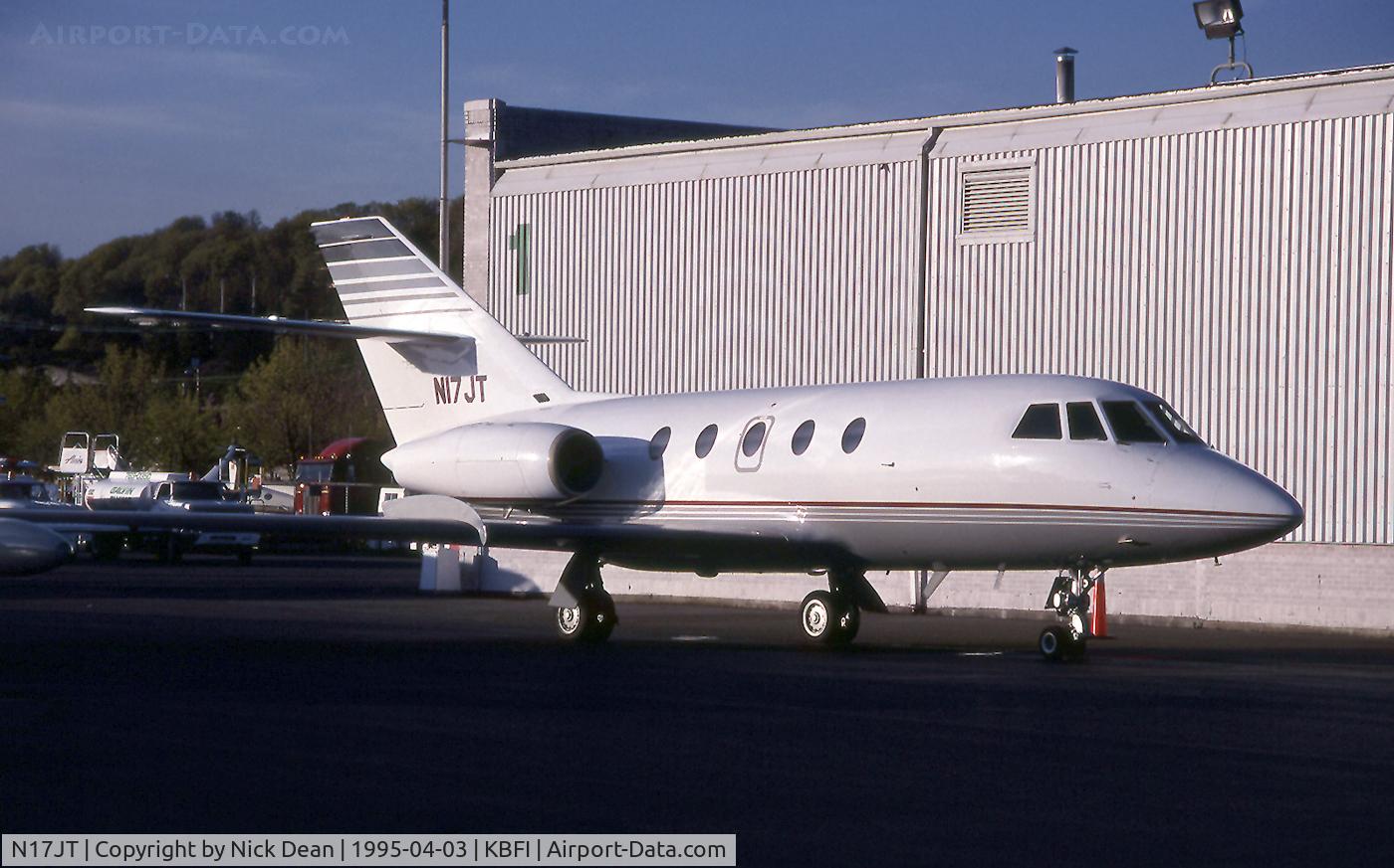 N17JT, Dassault Fan Jet Falcon (20D) C/N 179, KBFI