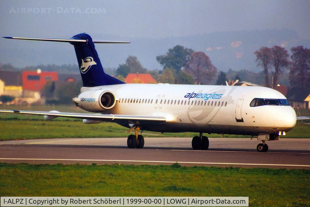 I-ALPZ, 1988 Fokker 100 (F-28-0100) C/N 11252, Flight to GRZ/LOWG