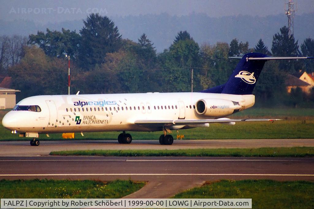 I-ALPZ, 1988 Fokker 100 (F-28-0100) C/N 11252, Flight to GRZ/LOWG