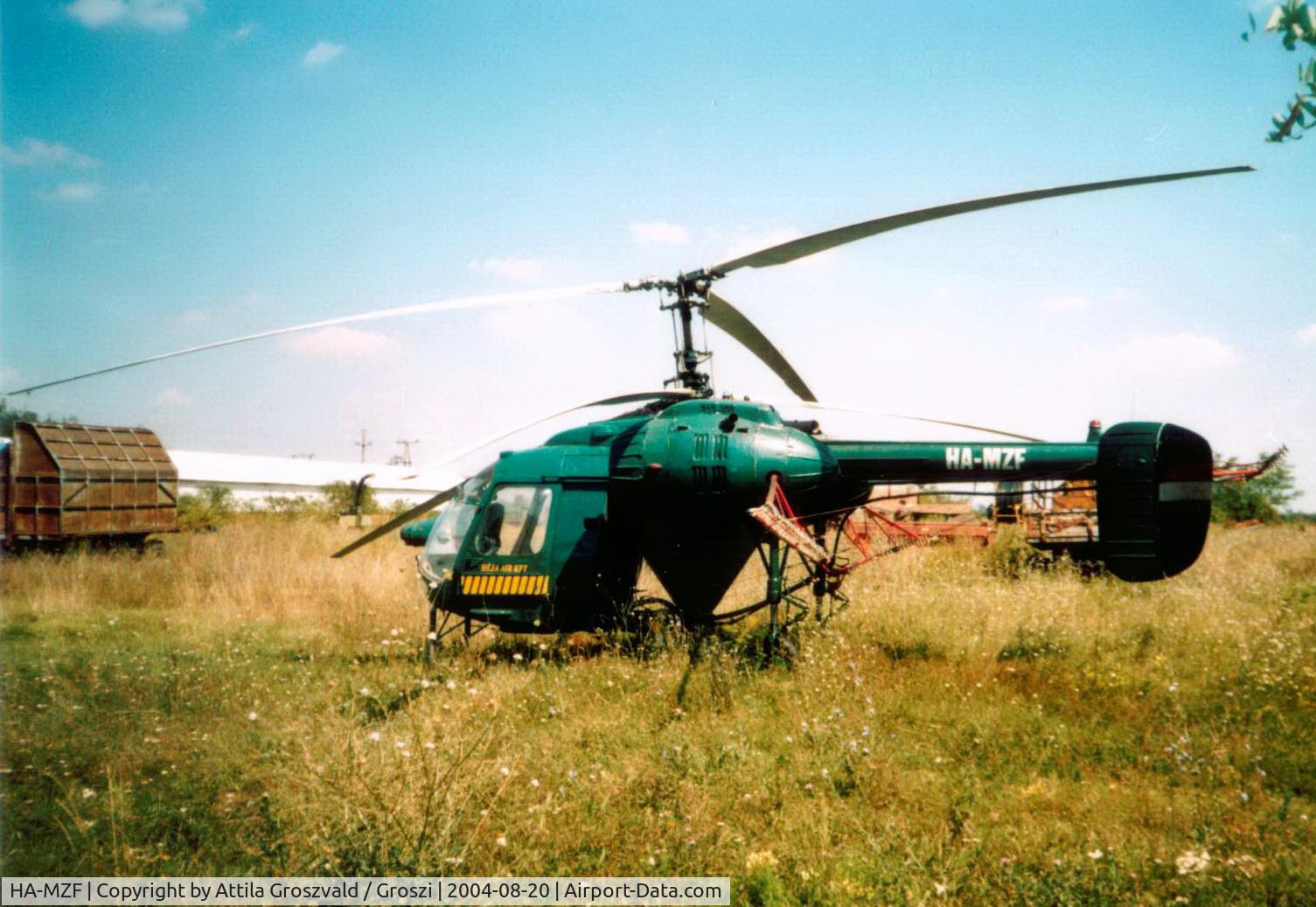 HA-MZF, 1975 Kamov Ka-26 Hoodlum C/N 7504904, Felsomuszaj Off Airport Agrarian park