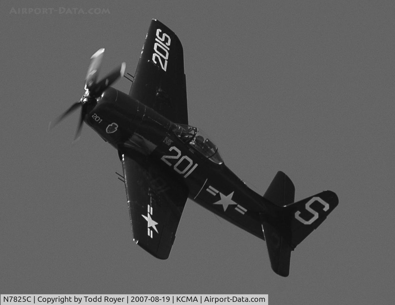 N7825C, 1948 Grumman F8F-2 (G58) Bearcat C/N D.1227, Camarillo airshow 2007