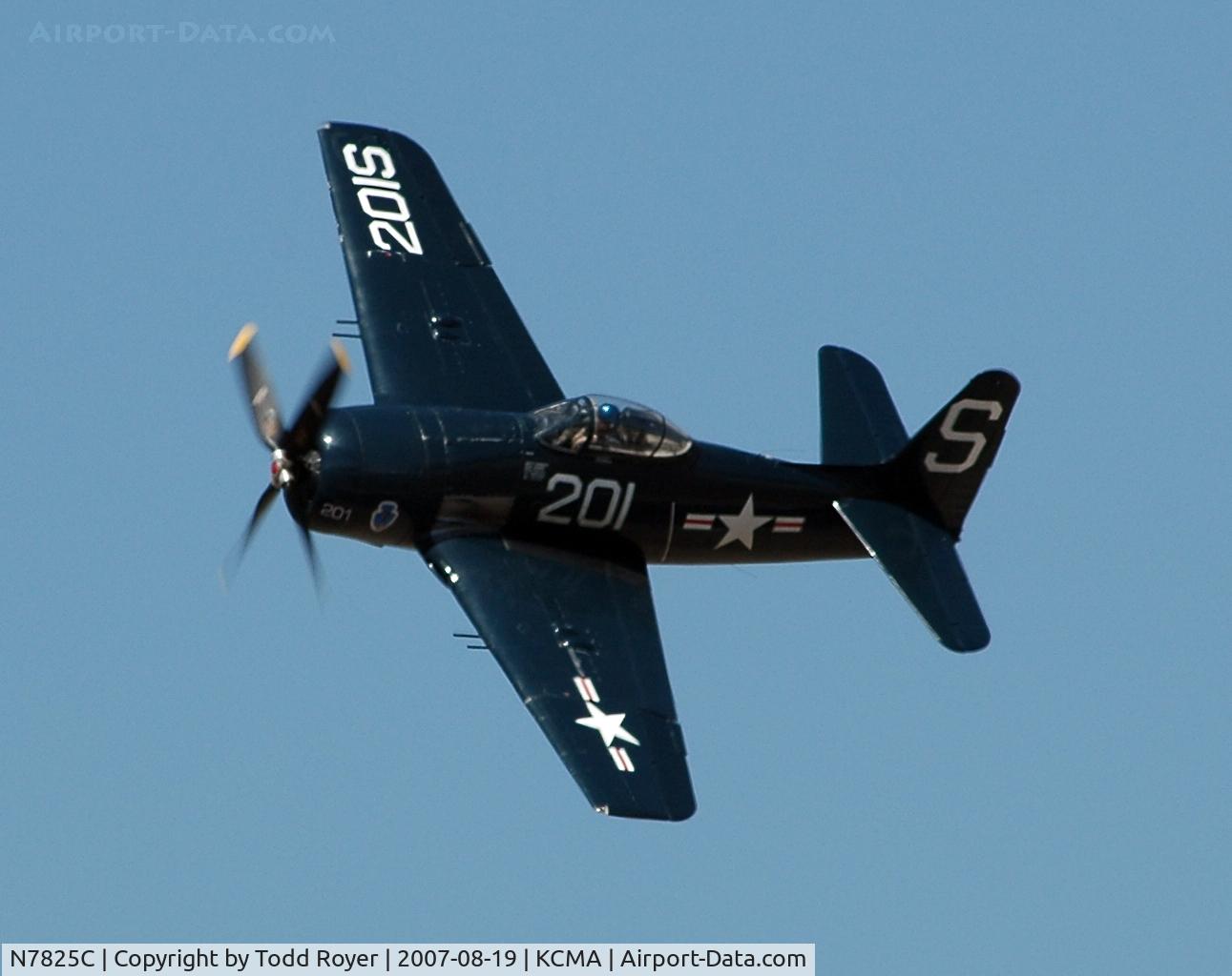 N7825C, 1948 Grumman F8F-2 (G58) Bearcat C/N D.1227, Camarillo airshow 2007