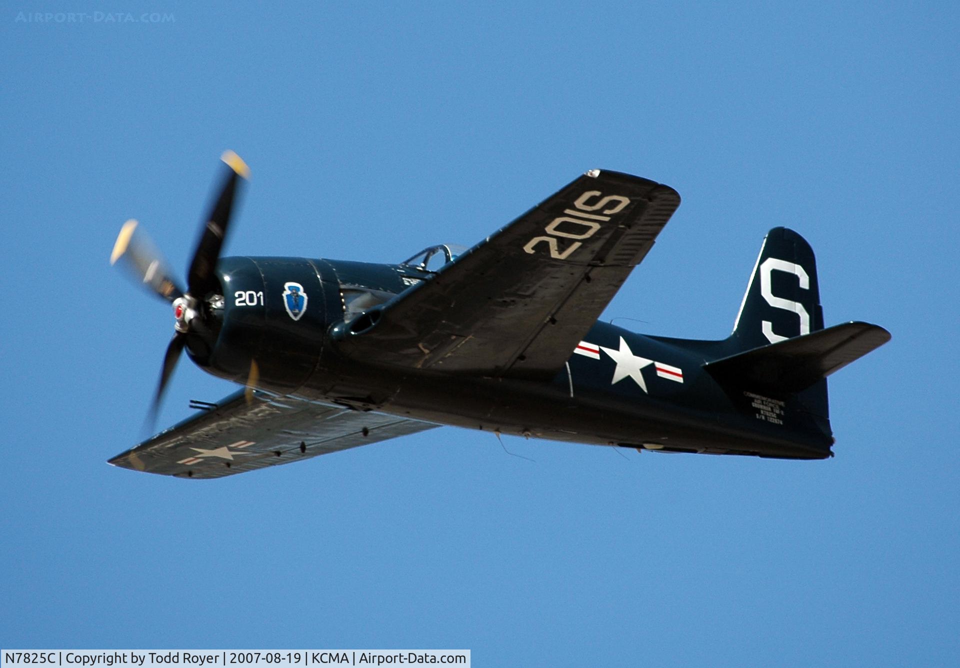N7825C, 1948 Grumman F8F-2 (G58) Bearcat C/N D.1227, Camarillo airshow 2007