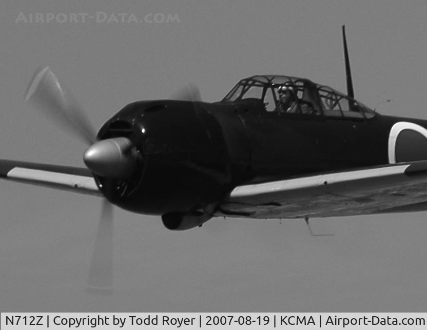 N712Z, 1942 Mitsubishi A6M3 Reisen (Zero) C/N 3869, Camarillo airshow 2007