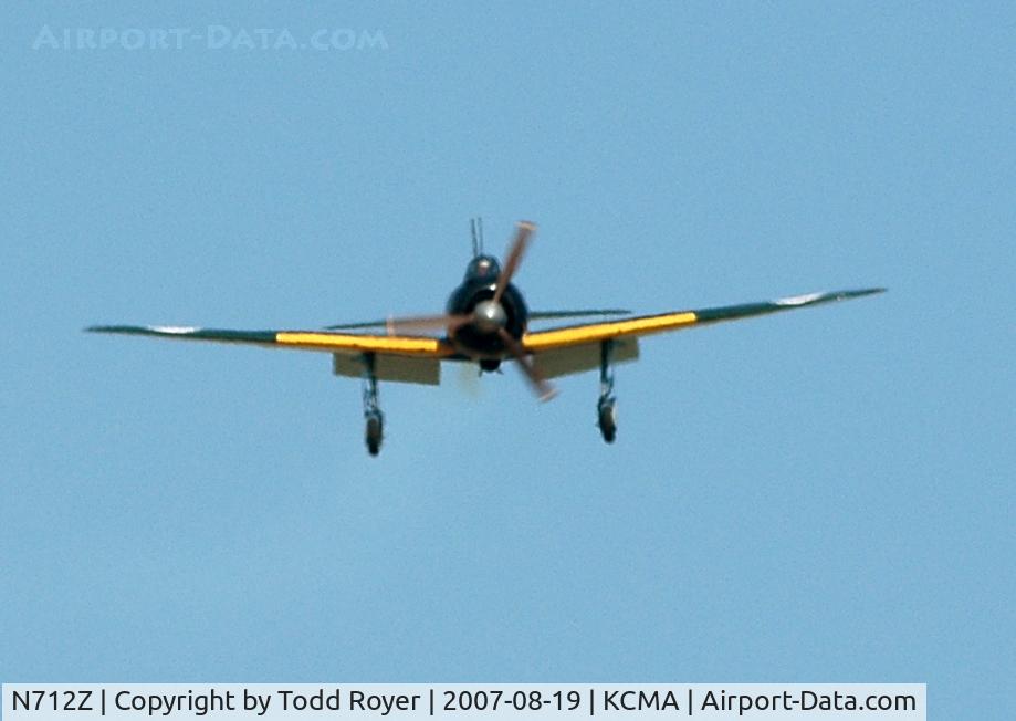 N712Z, 1942 Mitsubishi A6M3 Reisen (Zero) C/N 3869, Camarillo airshow 2007
