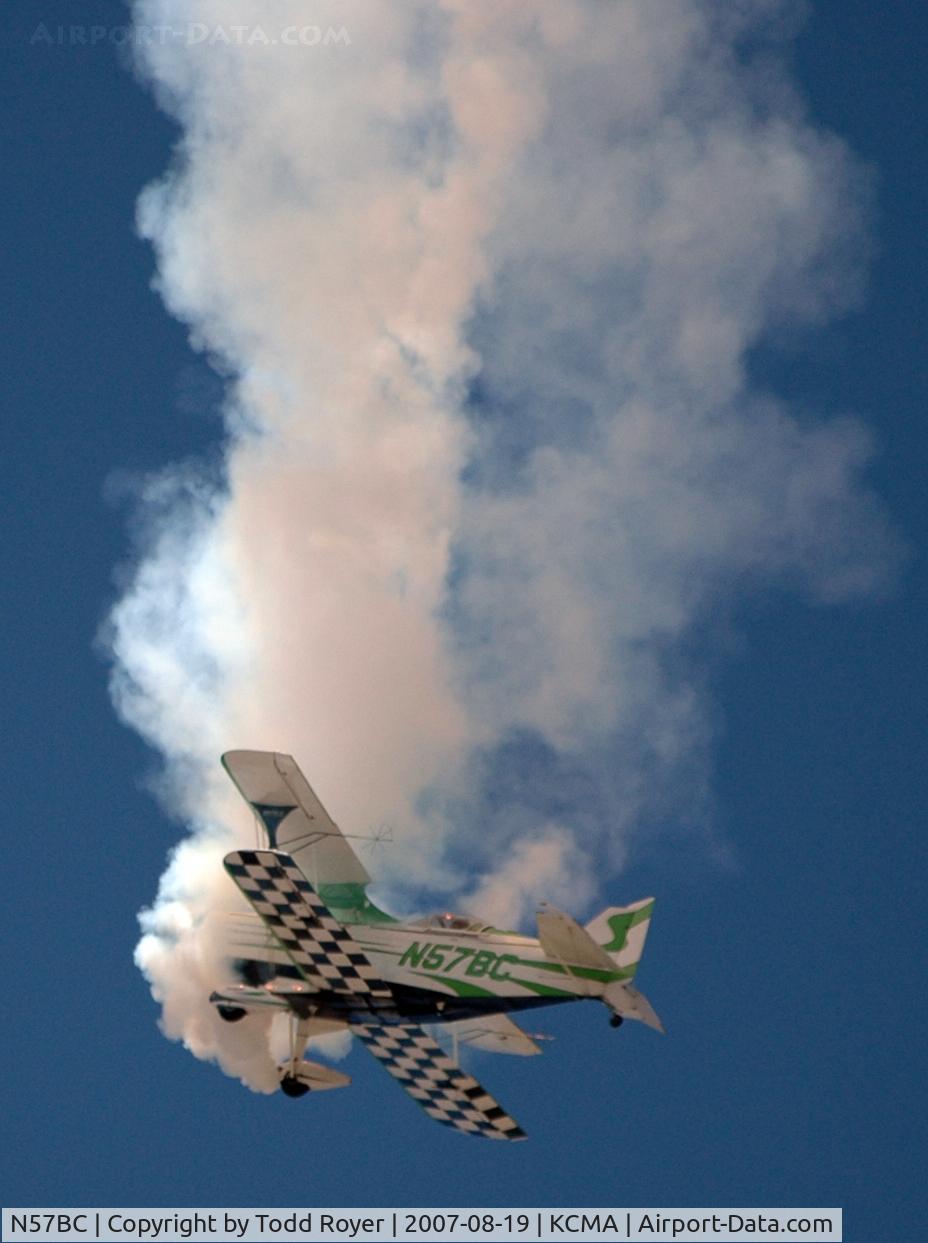N57BC, 2001 Aviat Pitts S-2C Special C/N 6042, Camarillo airshow 2007