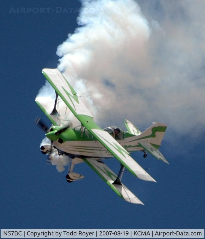 N57BC, 2001 Aviat Pitts S-2C Special C/N 6042, Camarillo airshow 2007
