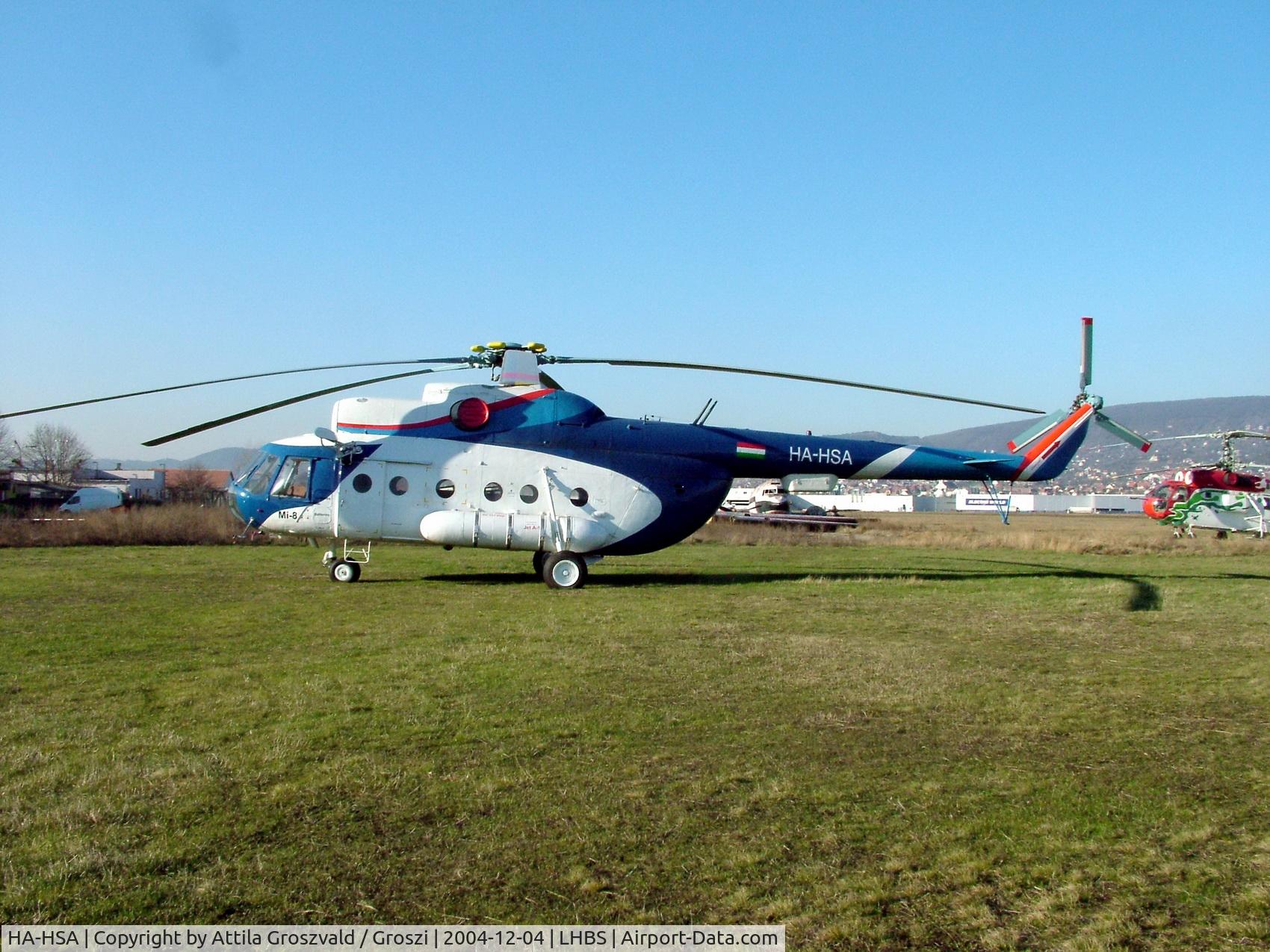 HA-HSA, 1980 Mil Mi-8T C/N 7970, Budaörs-Airport / Hungary - LHBS