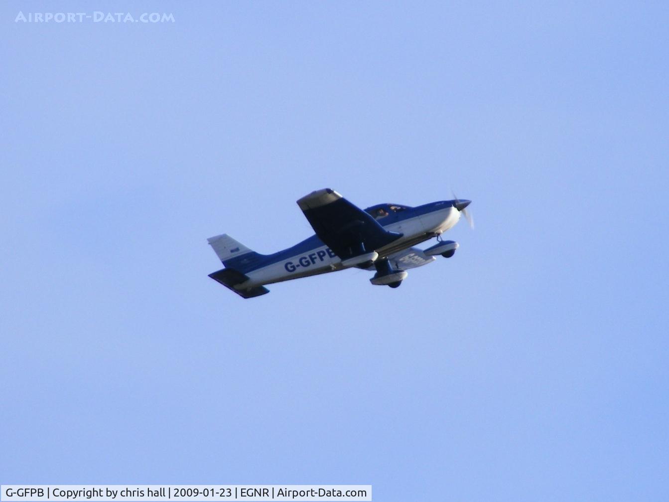 G-GFPB, 2000 Piper PA-28-181 Cherokee Archer III C/N 28-43409, departing from Hawarden