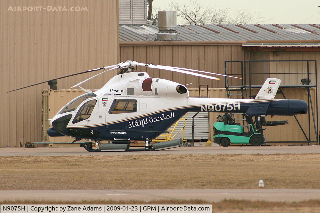 N9075H, 2008 MD Helicopters MD-900 Explorer C/N 900-00127, At Grand Prairie Municipal