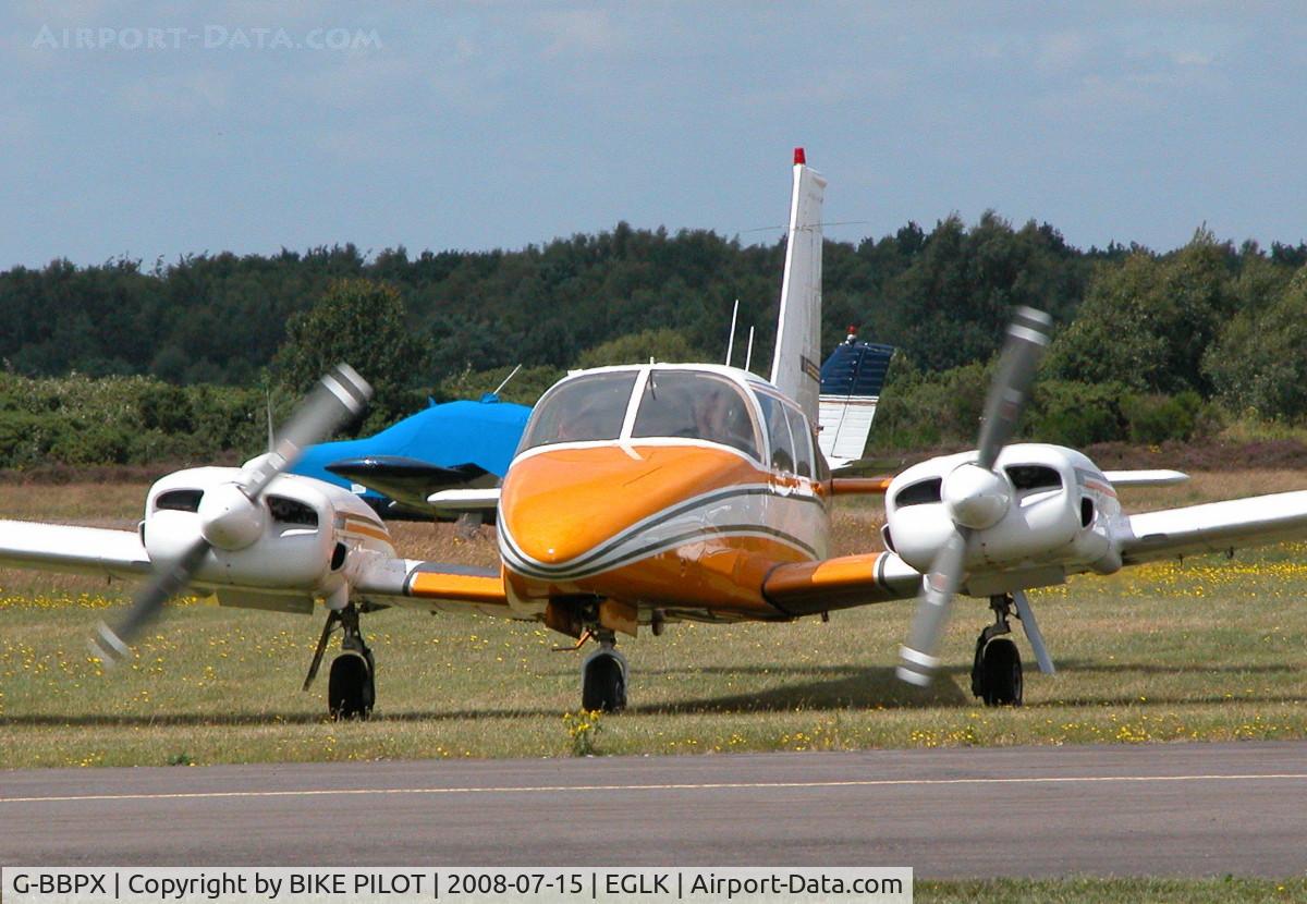 G-BBPX, 1972 Piper PA-34-200 Seneca C/N 34-7250262, ONE OF THREE RESIDENT SENECA'S