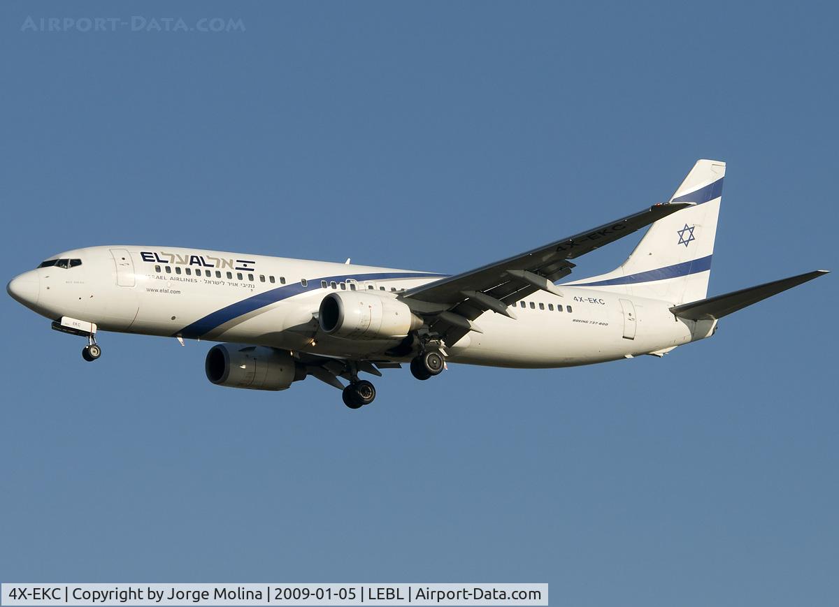 4X-EKC, 1999 Boeing 737-858 C/N 29959, 
