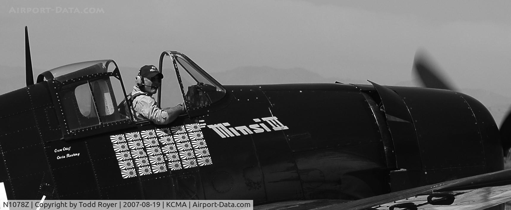 N1078Z, 1963 Grumman F6F-5 Hellcat C/N 27354801-66, Camarillo airshow 2007
