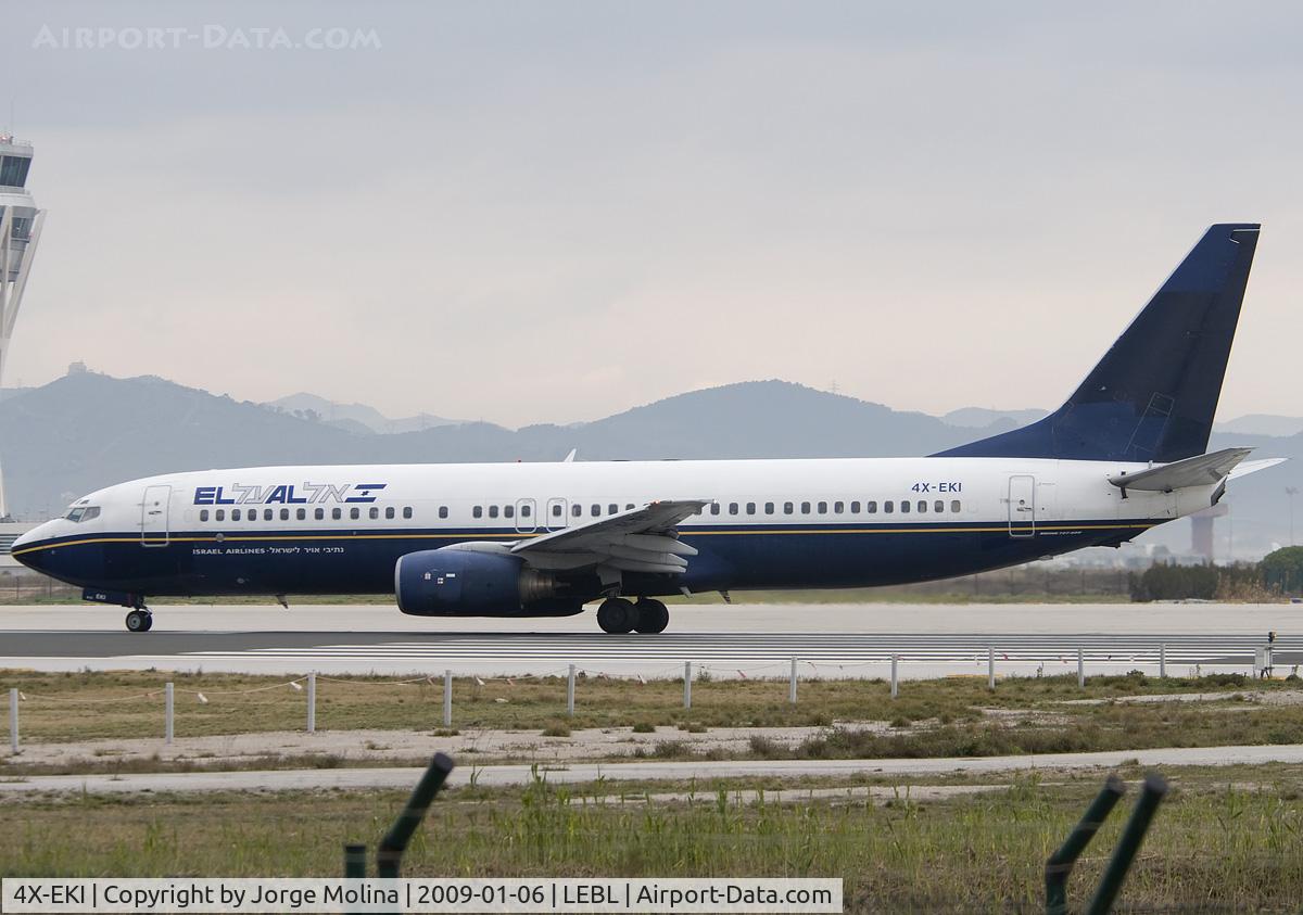 4X-EKI, 1999 Boeing 737-86N C/N 28587, Ex-North American Airlines